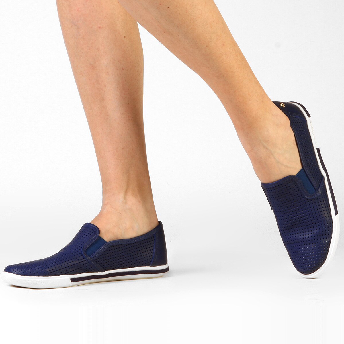 Tênis Slip On Cravo \u0026 Canela Preto em Couro – ShopSul Market Group